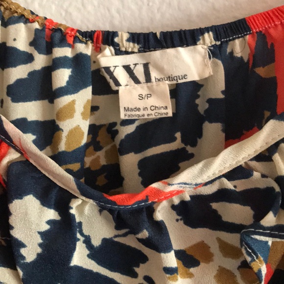 ๐ซ SOLD ๐ซ Forever XXI Boutique Ruffle Dress Small - Picture 2 of 5